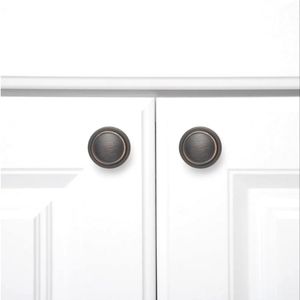 Oil Rubbed Bronze Cabinet Knobs, 10 Pack with Screws
